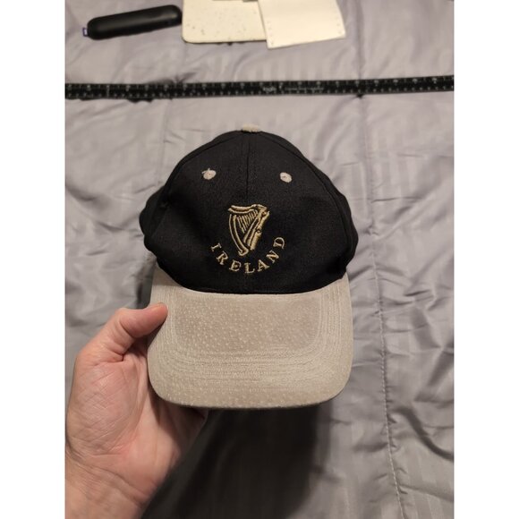 Cara Craft Ireland Black Suede Bill Hat Adjustable - Picture 1 of 7